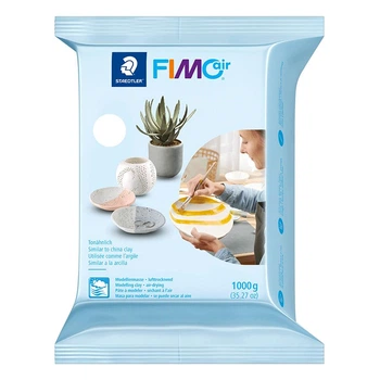 Маса для ліплення Fimo Air самозастигаюча Біла 1000г (4006608806668)