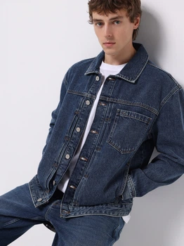 Джинсовая куртка мужская Colin's CL1076804DN44579 L Siron Wash (8684112942087)