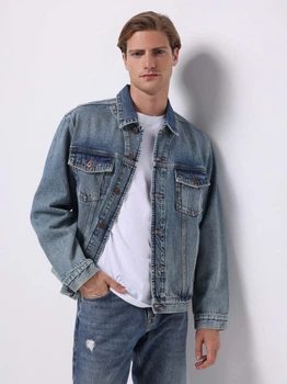 Джинсова куртка чоловіча Colin's CL1076176DN44449 M Woli Wash (8684112904436)