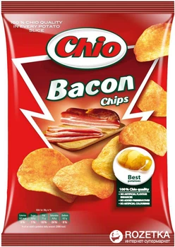 Чипсы Chio Chips со вкусом бекона 150 г (0.15 кг) (5900073000738)