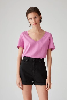 Футболка Pull & Bear ліловий WIATF296 S
