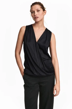 Блуза H&M Mama чорний VHBJC053 M