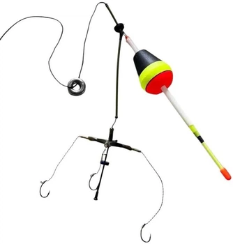 Монтаж на товстолоба Silver Carp Rigs Мерседес 3 гачка (SC12327)