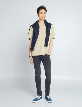 Джинси Skinny Kiabi світло-чорний MUWCB157 36/32L
