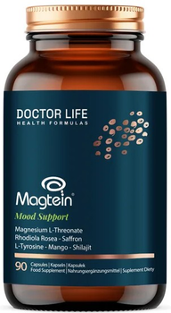 Дієтична добавка Doctor Life Magtein L-treonian magnezu mood support 90 капсул (5905692385457)