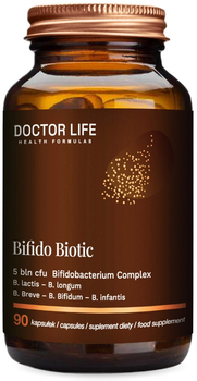 Suplement diety Doctor Life Bifido Biotic 5 mld 60 kapsułek (5905692385495)