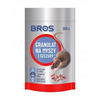 Гранули від мишей та щурів Bros 200 г