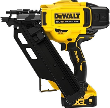 Akumulatorowa gwozdziarka DeWalt DCN930P2-QW do kontrukcji szkieletowych 33° z akumulatorem 5Ah (5902013967903)