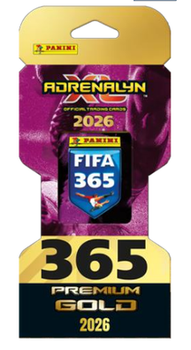 Zestaw kart kolekcjonerskich Panini Fifa 365 Adrenalyn Xl 2026 blister GOLD (8051708025514)