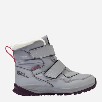 Дитячі зимові черевики для дівчинки Jack Wolfskin Polar Bear-G Texapore Mid Vc K A62146_6920 32 Сірі (4064886597319)