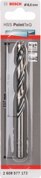 Wiertło do metalu Bosch HSS PointTeQ 8,5 x 75 / 117 mm (2608577172)