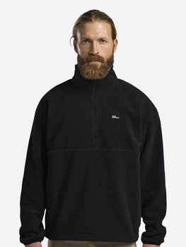 Толстовка на флисе, на молнии мужская Jack Wolfskin Sumetro Hz M A64109-6000 S Черная (4064886601177)