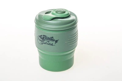 Кружка складна силіконова Tramp з кришкою 350ml oliva (UTRC-082-olive)