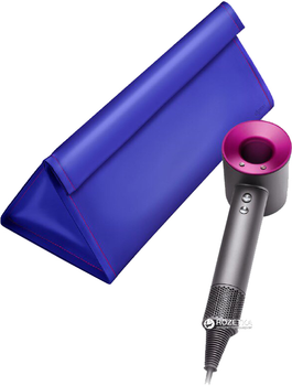 Фен Dyson Supersonic фуксія (68089) + дорожня косметичка