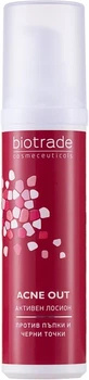 Активний лосьйон проти вугрової висипки Biotrade Acne Out Active Lotion 60ml