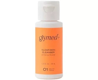 Гелеве очищення з бензоїл пероксидом GlyMed Clear Skin Cleanser with Benzoyl Peroxide 30 мл
