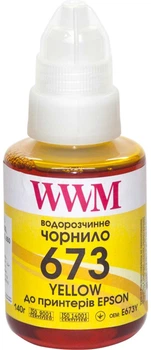Краска для принтера чернила водорастворимые WWM E673Y for Epson L800 140g Yellow