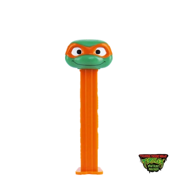 PEZ Dispenser Turtles Michelangelo (PEZ диспенсер «Черепашки-ніндзя» Мікеланджело) з цукерками 17 г (2 уп х 8,5г) 1 шт