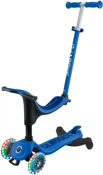 Самокат Globber Go Up Sporty 360 колеса с подсветкой Синий (456-600)