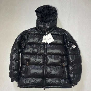 Зимова куртка Moncler до -20° з NFC чіпом 770155 XS чорна