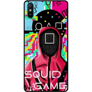 Силиконовый чехол бампер Candy для Xiaomi Redmi 9a Игра в кальмара