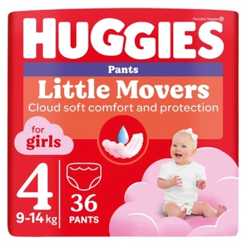 Подгузники Huggies Pants 4 Jumbo (9-14 кг) для девочек 36 шт