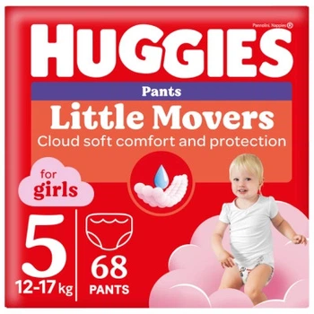 Підгузки Huggies Pants 5 для дівчаток (12-17 кг) 68 шт (5029053564111)