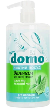 Бальзам для миття посуду Domo Алое та зелений чай 950 мл (4820269320130)