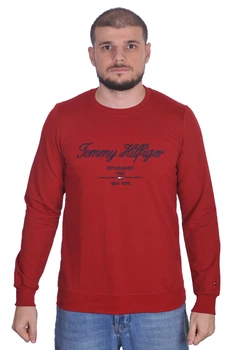 Світшот з вишивкою Tommy Hilfiger 24-24K-6004 XL бордовий