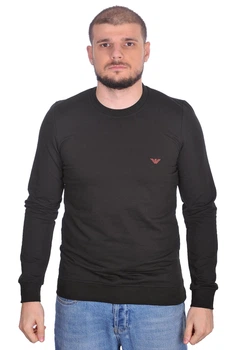 Світшот з логотипом Armani 24-24K-5000 XL чорний