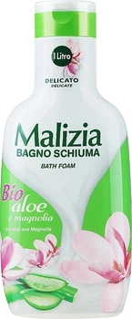 Гель-пена для душа и ванны Био Алое Вера и Магнолия Malizia Bio Aloe e Magnolia 1 л