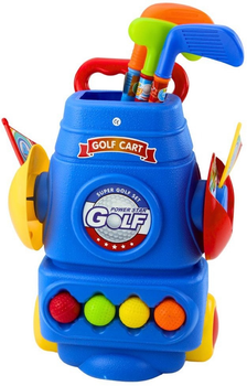 Zestaw do zabawy LEAN Toys golf z wózkiem 24348 (5905991054764)
