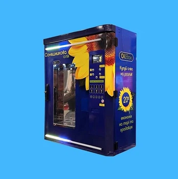 Вендинговый автомат по продаже подсолнечного масла на разлив OilBox G6 (до 30 л/хв)