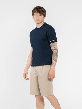 Футболка трикотажна чоловіча темно-синього кольору Arber Crew-neck SS1 L зріст 5 синій (M09.65.09.521)