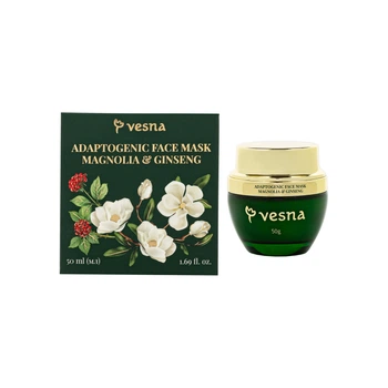 Маска для лица Магнолия и женьшень premium Vesna 50 мл 4820222662031