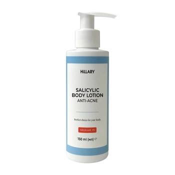 Лосьйон-детокс для проблемної шкіри з саліциловою кислотою Anti-Acne Salicylic Body Lotion Hillary 150 мл 4823116602472