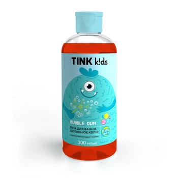 Пена для ванны Изменяющая цвет Bubble Gum kids Tink 300 мл 4823109410848