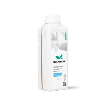 Засіб для миття підлоги білі квіти бавовни DeLaMark 1 л 4820152333698