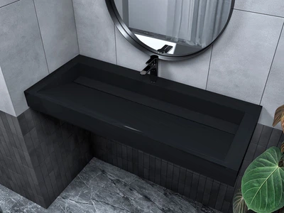 Раковина, Умивальник підвісний Luxor Maestro 120 Black