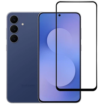 Защитное стекло LUX для Samsung Galaxy S25 FE 5G (S731) полная проклейка черный