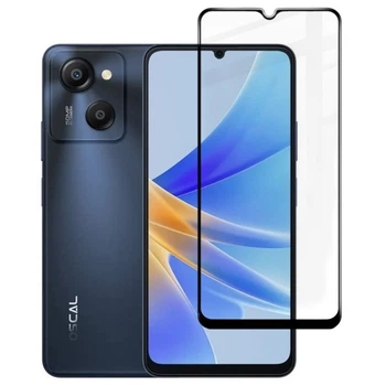 Защитное стекло Fiji Premium для Oscal Modern 8 полная проклейка Anti-Static черный