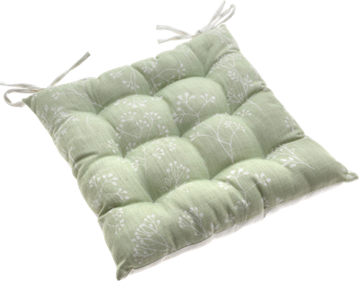Подушка для стільця Home & Styling Collection з рослинним візерунком 40 x 40 см (5902973451795)