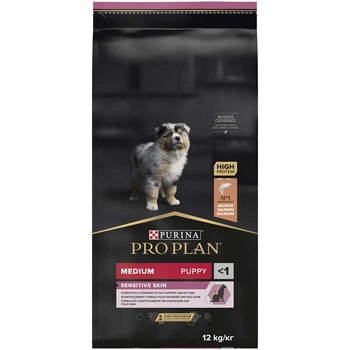 Purina Pro Plan Puppy Medium Sensitive Skin Сухой корм для щенков средних пород с лососем, 12кг