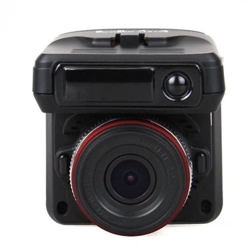 Видеорегистратор с антирадаром GPS X7 2 DVR 2в1 VG3 1080P черный