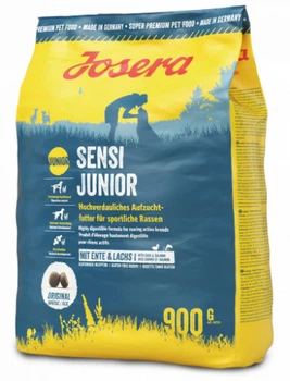 Сухий корм Josera SensiJunior 900 г для цуценят та юніорів основний раціон качка курка рис (50006120)A