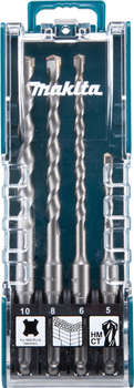Набір свердел Makita T.C.T SDS-Plus 4 шт (D-74136)