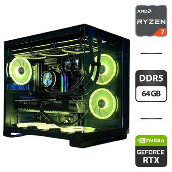 Сборка под заказ: игровой ПК PCCooler C3 T500 ARGB Black Tower / AMD Ryzen 7 9800X3D (8 (16) ядер по 4.7 - 5.2 GHz) / 64 GB DDR5 / 500 GB SSD M.2 + 2000 GB SSD M.2 / nVidia GeForce RTX 5080, 16 GB GDDR7, 256-bit / 850W