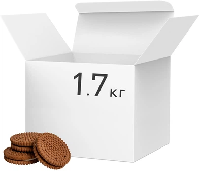 Печиво цукрове Golski Крапка-Канапка з ароматом пломбіру 1.7 кг (4820092135734)