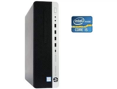 ПК Б-клас HP EliteDesk 800 G3 SFF / Intel Core i5-6500 (4 ядра по 3.2 - 3.6 GHz) / 4 GB DDR4 / 240 GB SSD / Intel HD Graphics 530 б/в