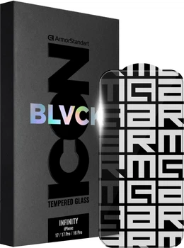 Защитное стекло ArmorStandart Infinity Black Icon 2.75D для Apple iPhone 17/17 Pro/16 Pro (ARM86416)
